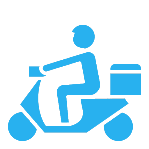Delivery driver illustration