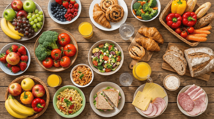 Retail food illustration